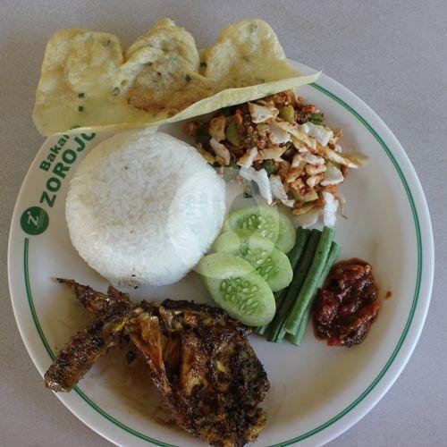 Paket Ayam Goreng menu Bakar Ikan Zorojoy, Ciamis