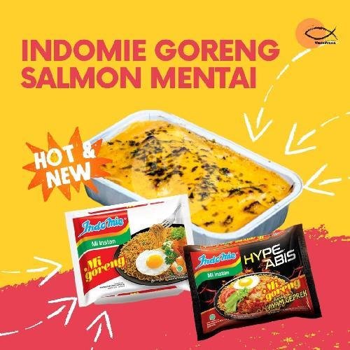 Salmon Mentai Kani Rice Party Size 25x25 menu Mentaihausu Thamrin 10, Thamrin 10 Food Creative Park