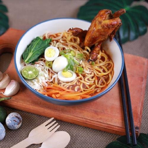 Mie Puyuh Kuah Original menu Mie Puyuh Abah Odik