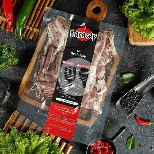 Frozen Daging Sei Sapi [Beef Belly] 250 Gr Vacuum Pack menu Vy ( Soju, Amer & Bir ), Festival Citylink Bandung