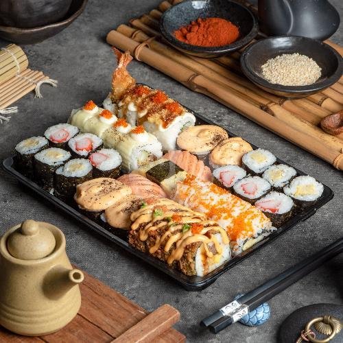 Tamagoyaki (4pcs) menu Sensei Sushi, Kelapa Gading