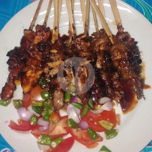 Sate Ayam Murni tanpa lemak/ Kulit 10 Tusuk menu Sate Madura Cak Oman, Purnawarman