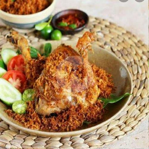Pecel Ayam Goreng Srundeng menu Warteg Nojo Jaya Komando Raya