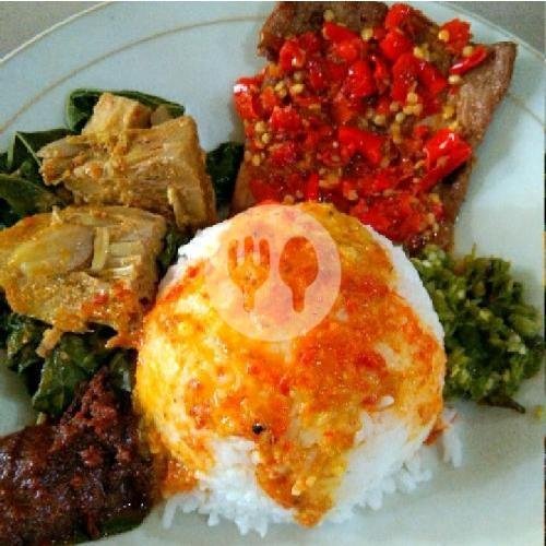 2 X 1 Nasi RENDANG menu RM PADANG PONDOK AMBO, Jl. Kabupaten Km 2