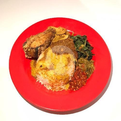 Nasi Bento Ikan Daging / Ati / Limpa / Ayamgoreng / Ayamkare / Ikanlaut / Ikangoreng / Paru / Udang / Kikil menu Nasi Padang Tirta Alami, Tegalsari
