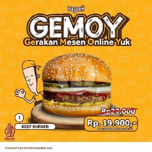 Gemoy 2 menu Burger Up 2 Go, Plaza Surabaya