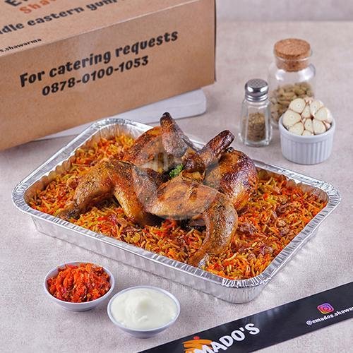 1 Ekor Ayam Nasi Kabsah menu Emados Shawarma, Tembalang Semarang