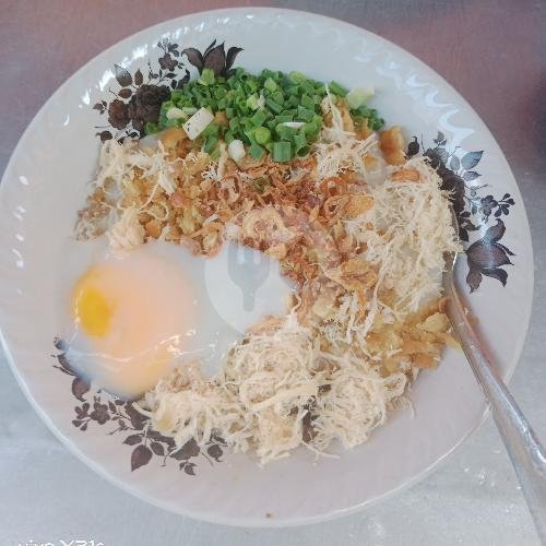 Bubur Ayam Telur 1/2 Mateng menu Bang Udin Bubur Ayam Jakarta Kedung Doro, Tegalsari
