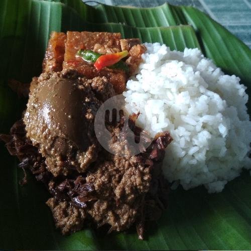Nasi Gudeg Telur menu Gudeg Bu Kadi Pusat, Berbah