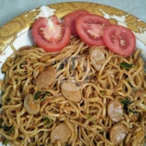 Mie Tek-tek Ayam Suwir menu Warkop AA Gandul GGS, Cinere