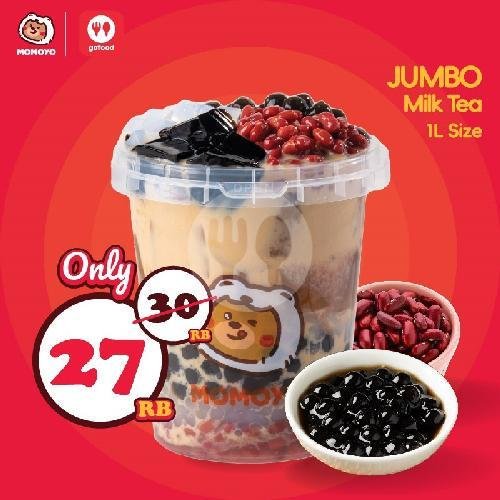 Brown Sugar Boba Milk Tea M menu MOMOYO ICE CREAM, Lubuk Begalung
