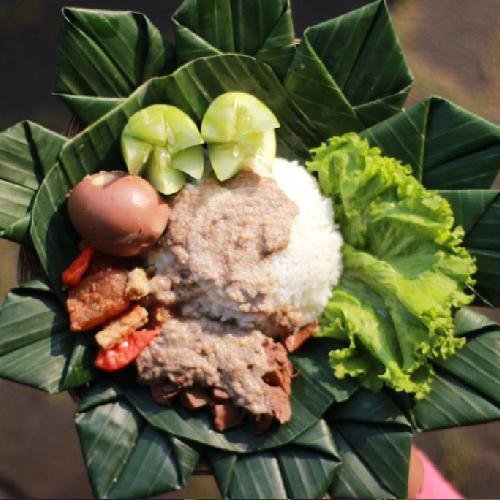 Nasi Gudeg Krecek Opor Ayam menu Gudeg Krecek Jogja Dapur Manggut-Manggut, Pasar Puri Indah