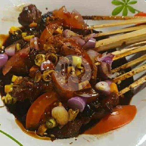 Sate Ayam Jumbo 12 Cm (Daging + Kulit + Bawang + Cabe Potong) menu Sate Ayam Dan Kambing Mas Gondrong