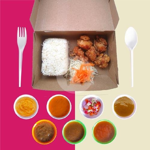 Rice Box Ayam Karaage menu Haoya Katsu, Purwosari