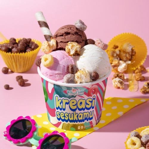 EsGrim Bowl Kreasi Sesukamu menu Teguk, Ciremai Perumnas