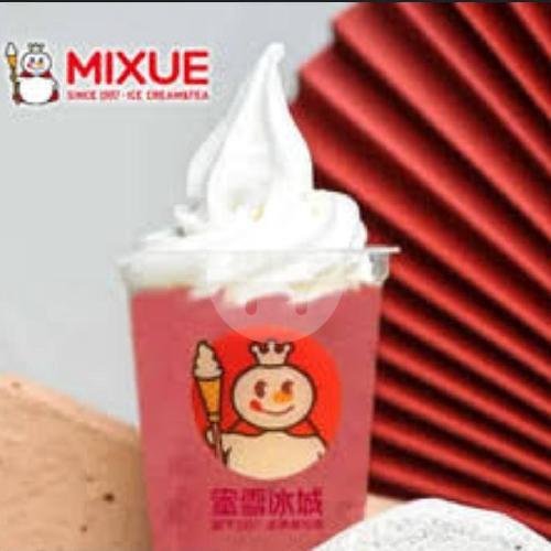 Strawberry Mi Shake menu Mixue Lembang