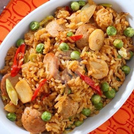 Nasi Goreng telor+Pete menu Nasi Goreng Laris Jaya, Kebon Jeruk