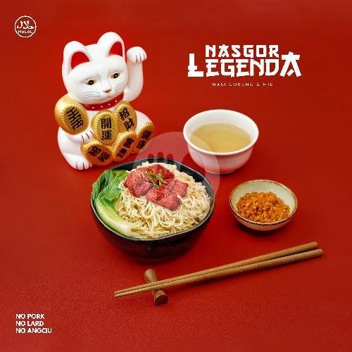 Yamie Ayam Charsiu menu Nasi Goreng Legenda, Pakuncen