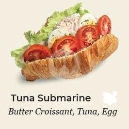 Tuna Submarine. menu Redback Specialty Coffee, Darmo Permai