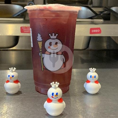 GRAPE SMOOTHIES menu Mixue Fatahillah, Weru