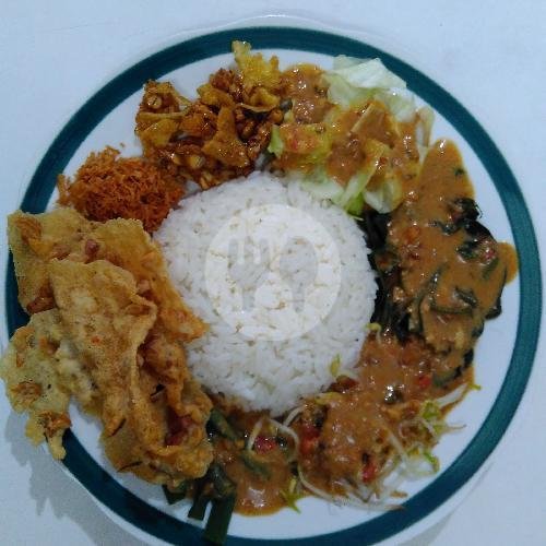 Nasi Campur Daging menu Depot Omah 28, Simpang Darmo Permai Utara