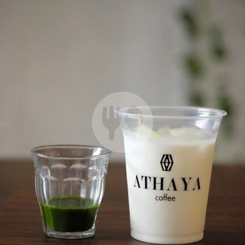 Taro Latte Ice menu Athaya Coffee, Soekarno Hatta