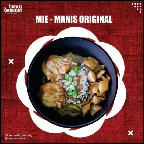 Mie Manis Pedas menu Boncu Dimsum, Riung Bandung