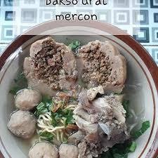 Mie Bakso Komplit menu Bakso Lapang, Rancasari