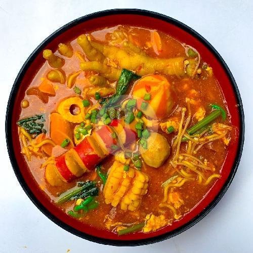 Seblak Ceker Level 1 menu NYEBLAK MIE TEH DEWI, Rogojampi, Pengatigan