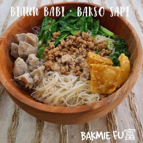 Bakmi Samcan Crispy menu Bakmie FU, Gambir