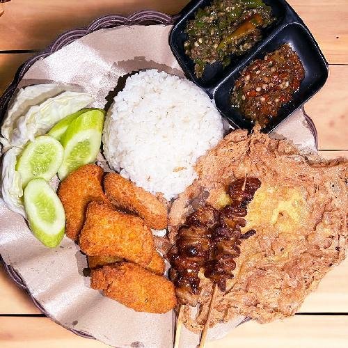 Nasi Kenyang Nugget menu Sate Taichan Didi 25, Grogol