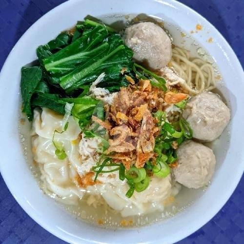 Mie Kuah Baso + Pangsit menu Mie Baso Mas Ano, Soreang