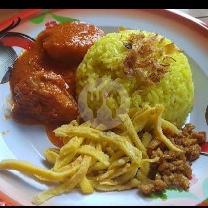 Nasi Kuning Telur menu Soto Banjar Hj Sjariamah Khas Kalimantan, Purwomartani