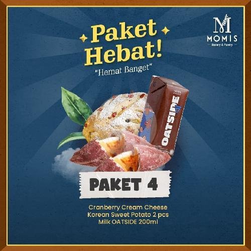 Momis Bakery - Thailand Milk Bun Vanila menu Momis Bakery, Pondok Mas Raya