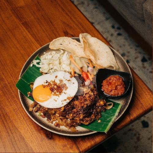 Bakmi Karet Lidah Sapi Matah menu Handall Coffee