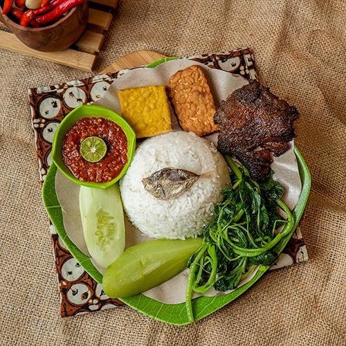Tempong Ampela Ayam menu Warung Sambel Damas, Muara Karang Raya