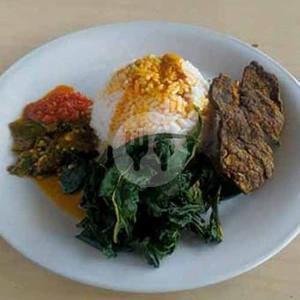 Usus + Nasi menu RM Padang Indah Raso 2, GajahMungkur