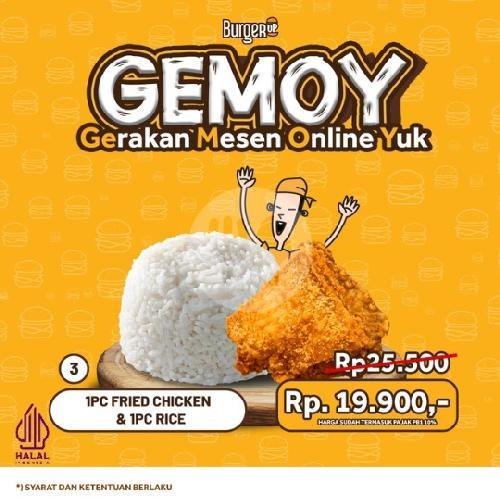 Paket Hemat Ber-2 (3) menu Burger Up, Dharmahusada