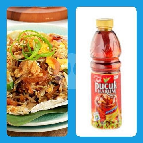 Lumpia Basah Double Telur + Teh Pucuk menu Lumpia Basah Rizqia, Cirateun