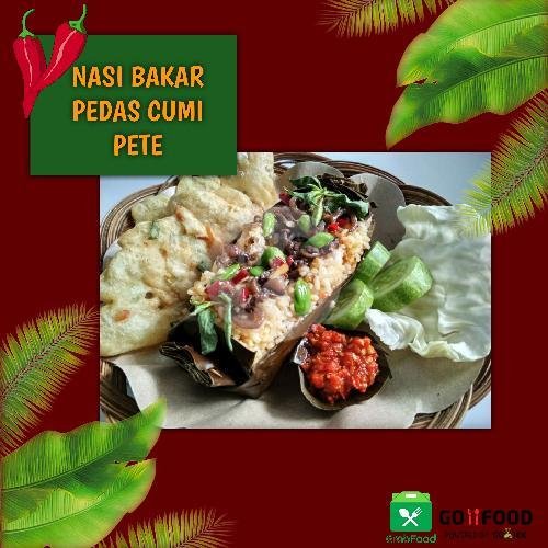 Nasi Bakar Isi Cumi-Cumi Pete menu Nasi Bakar Mantoel, Tamansari Tasik