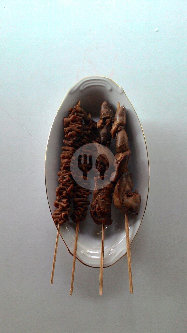 Sate Telur Puyuh menu Bubur Ayam Jakarta Tante Laela, Kalingga