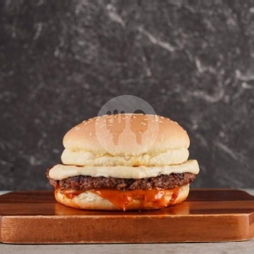 Lasagna Burger menu Hits Burger, Pondok Bambu