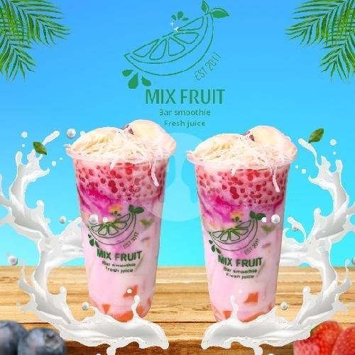 Sop Buah Es Krim Keju Maniac menu Mix Fruit, Bar Smoothie & Fresh Juice, Siliwangi