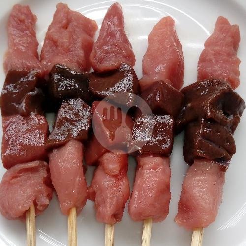 Sate Daging + Lemak (5 Tusuk) menu Depot Mekarsari, Gubeng