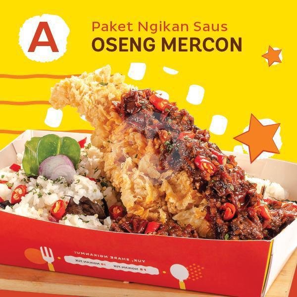 Paket Shocktober 1 menu Ngikan, Tembalang Semarang