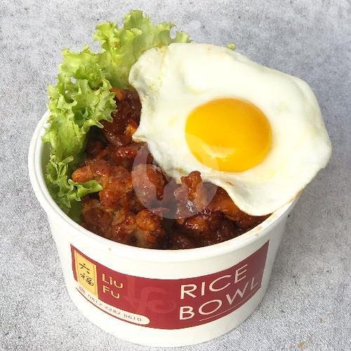 Ayam Kungpao with Egg - Rice Bowl menu Liu Fu, Manyar Kertoarjo