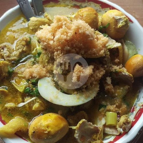 Soto Spesial Telur Muda(Mbok Nom)pakai Nasi menu Soto Ayam Cak Pir Kalpataru, Lowokwaru