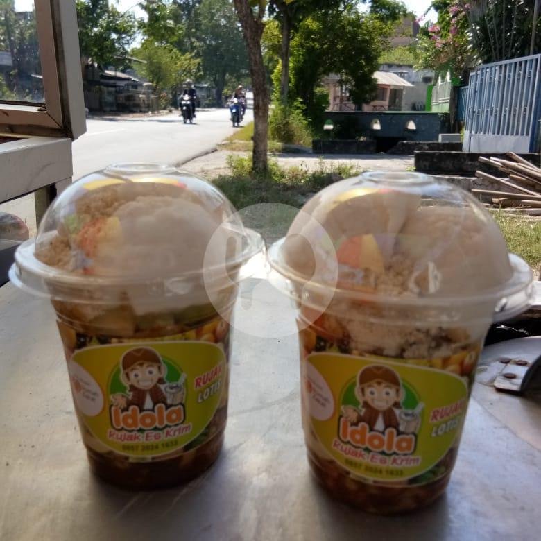 Rujak Original menu Rujak Es Krim Idola, Banjarsari
