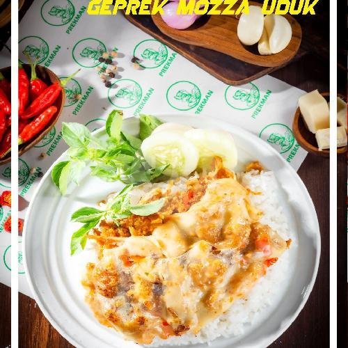 Geprek Mozarella Bolognese Nasi Uduk menu Prekman Ayam Geprek, Tanjung Priok
