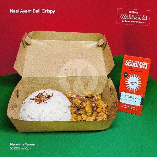 PAKET KOMPLIT Nasi Ayam Cabe Garam menu Kedai Wakamsi